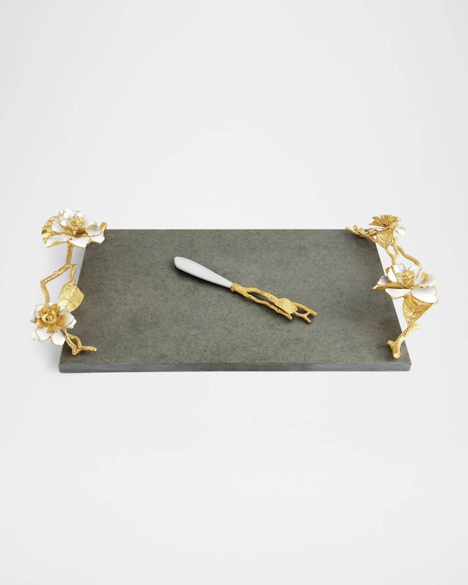 Gardenia Cheeseboard with Knife